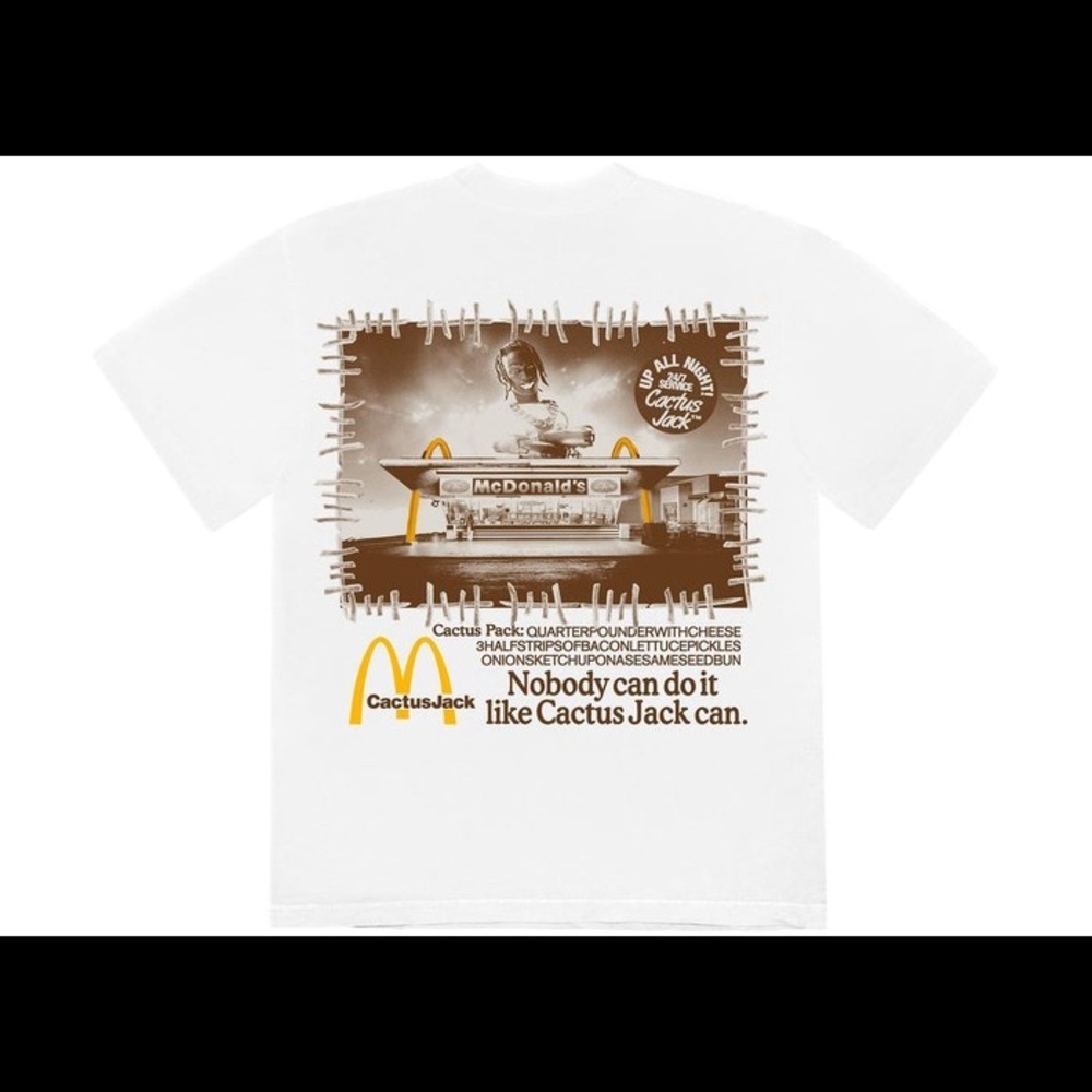 Travis Scott x McDonalds’s Vintage Action T-Shirt